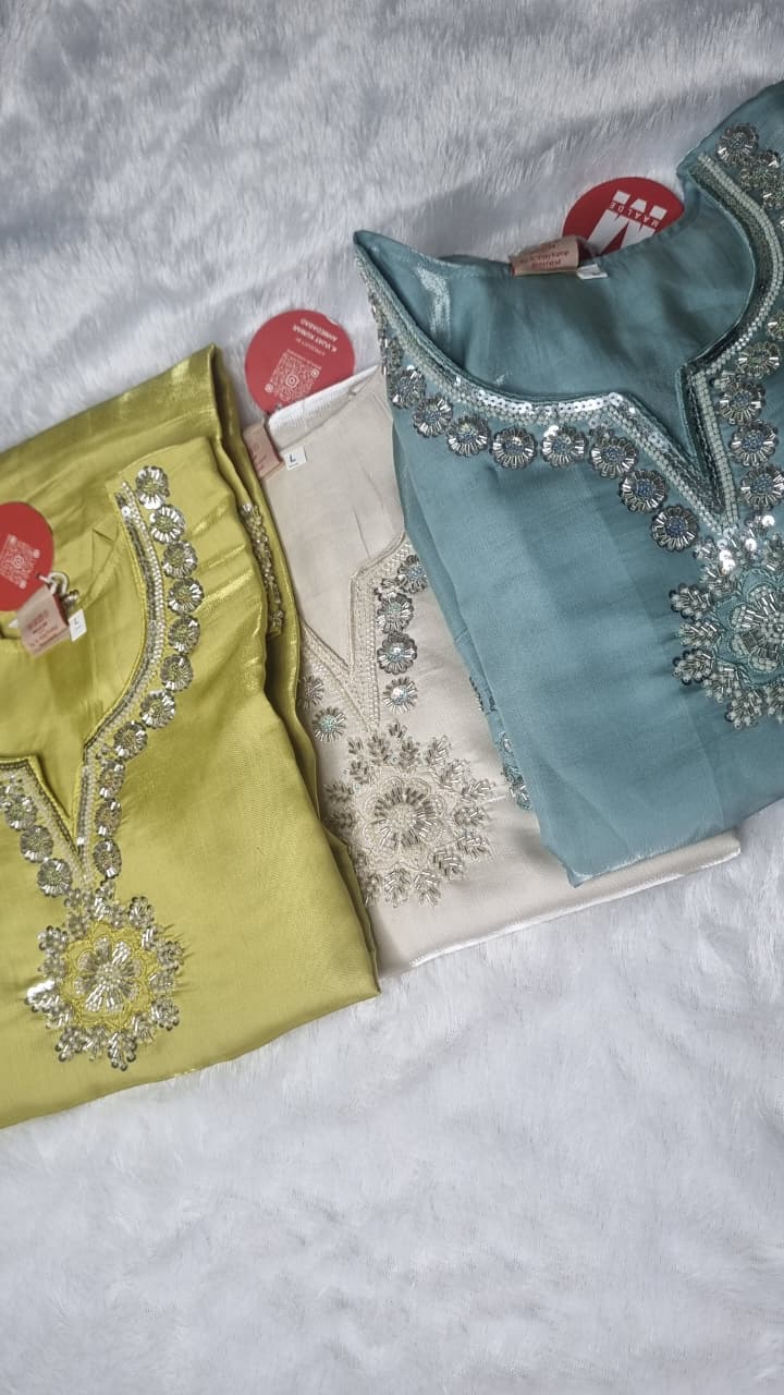 Elegant Sky Blue Palazo Set